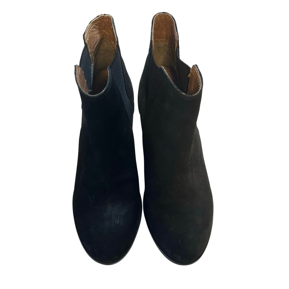 Dune London Women’s Pora Chelsea Pull On Suede Boots Black Size‎ 38 (US 7.5-8)